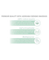 Abracadabra Swaddles (Set Of 3) - Woodland