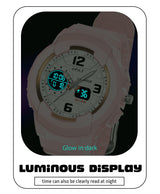 Spiky Eva6 Analog & Digital Sporty Watch - Pink