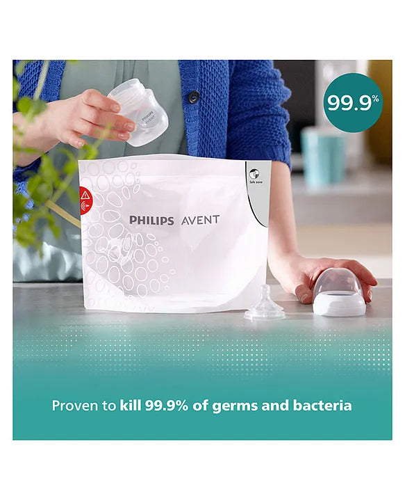 Philips Avent Microwave Steam Sterilizer Bags – Pack of 5 | SCF297/05