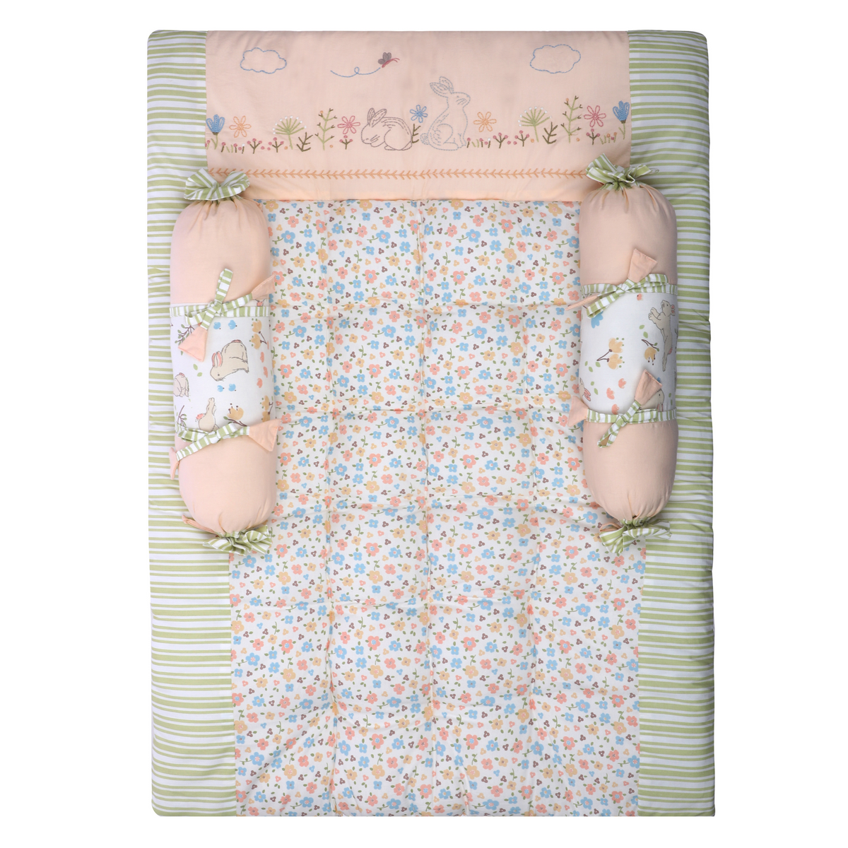 Abracadabra Baby Gadda Set with 2 Bolsters – Bunny Garden