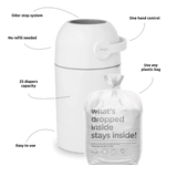 Magic Diaper pail Majestic - Beige