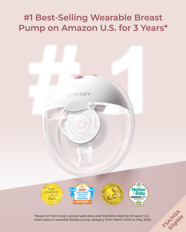 Momcozy M5 Double Wearable Breast Pump 24mm Grey