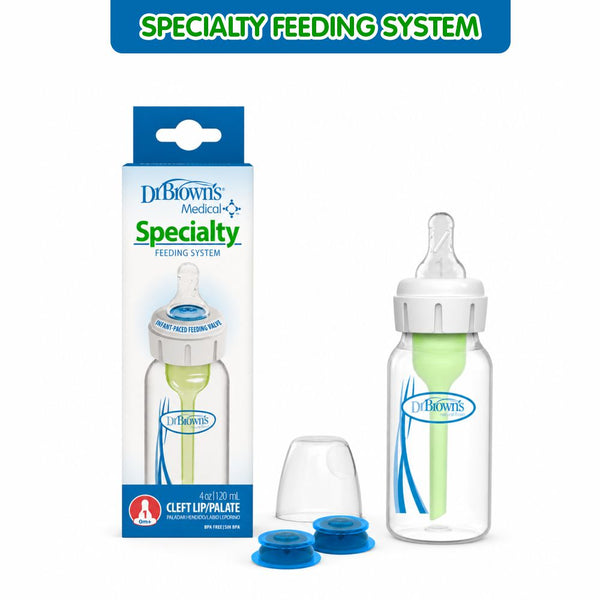 Dr. Brown’s PP Narrow Specialty Feeding System Bottle 120 ml Clear