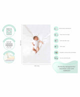 Abracadabra Sleepy Friends Cotton Flat Cot Sheets – Set of 2