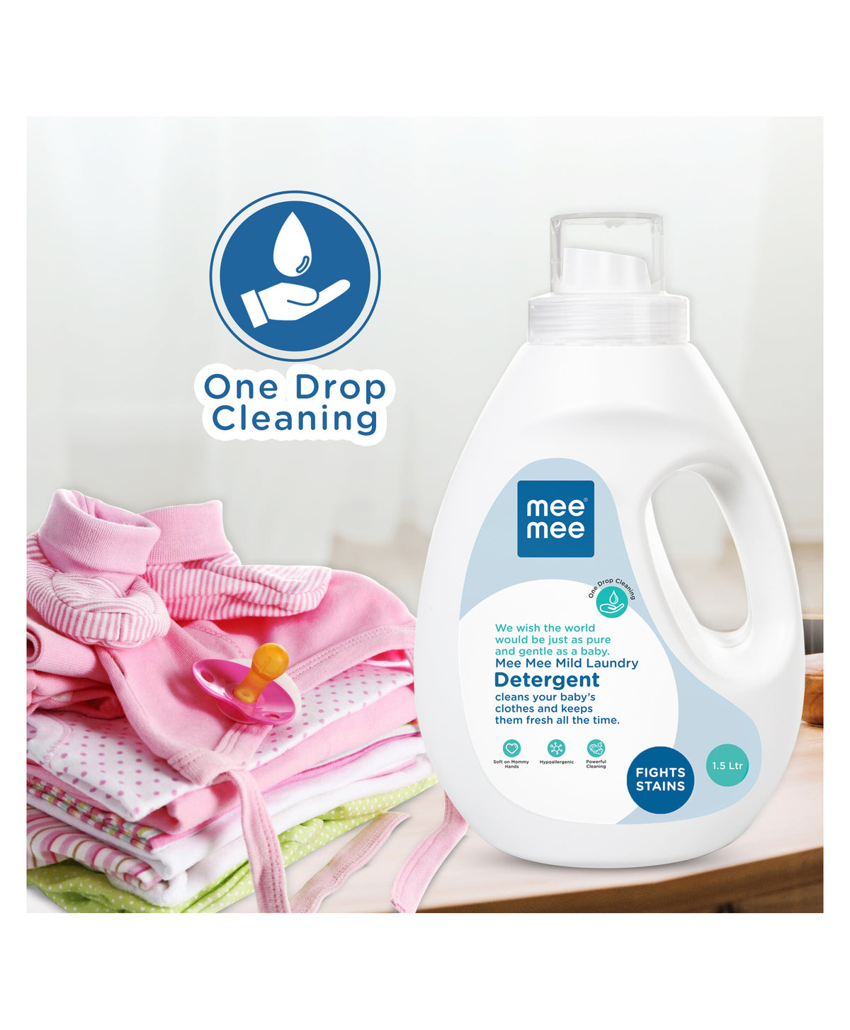 Mee Mee Mild Baby Liquid Laundry Detergent 1.5L