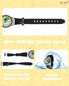 Spiky 3D Spaceship Cartoon Analog Light Watch 2–12Y – Black
