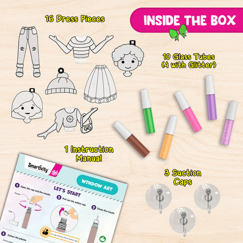 Smartivity Window Art Dress-Up 4 - 8Y