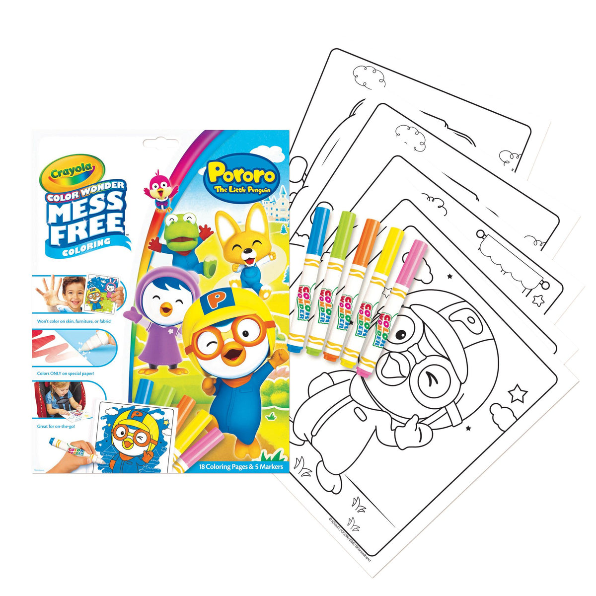 Crayola Color Wonder Pororo Little Penguin Foldalope