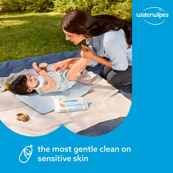 Waterwipes Biodegradable 3 In 1 Senstive Plus Baby Wipes Pack Of 60