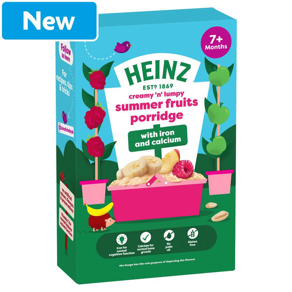 Heinz Summer Fruit Porridge Baby Food 6m+ 200g