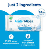 WaterWipes Original Baby Wipes 12 × 60 | 720 Wipes | Newborn & Sensitive Skin