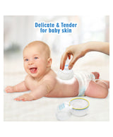 Mee Mee Soft-Feel Baby Powder Puff with Box Holder One Size – Assorted