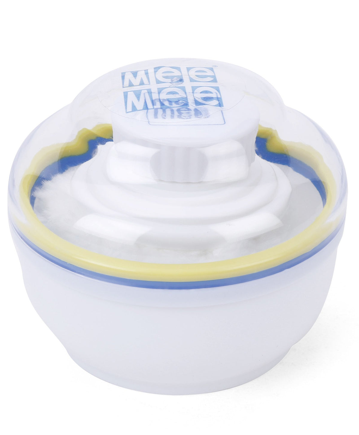 Mee Mee Soft-Feel Baby Powder Puff with Box Holder One Size – Assorted