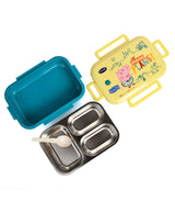 Youp Stainless Steel Silicone Rings Kids Lunch Box - Pegga Pig