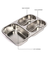 Youp Stainless Steel Silicone Rings Kids Lunch Box - Pegga Pig