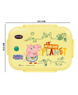 Youp Stainless Steel Silicone Rings Kids Lunch Box - Pegga Pig
