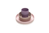 Melii 3 Piece Silicone Meal Set 6M+ – Pink Purple Grey