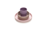 Melii 3 Piece Silicone Meal Set 6M+ – Pink Purple Grey
