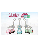 Dash Monkey 3 in 1 Ride on for Kids (2 Years Plus) Musical Push Car with Parental Handle