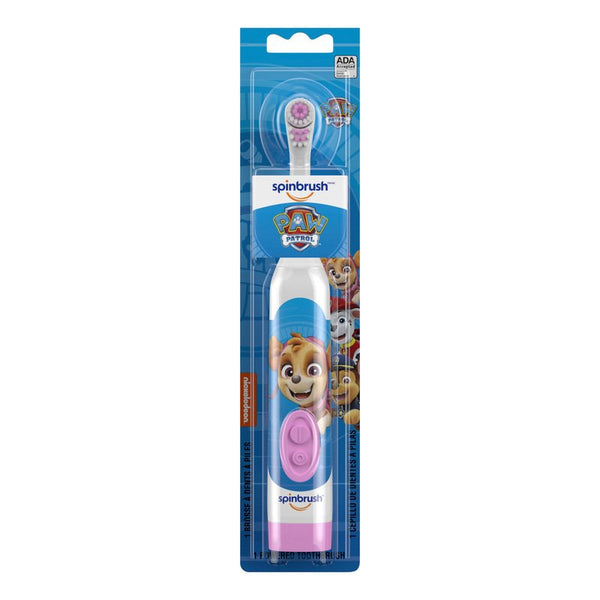 Spinbrush Kids PAW Patrol Battery Powered Toothbrush Soft Bristles – Pink