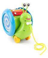 Giggles Pull Along Musical Toy Snail 12M+ – Multicolor