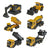 Majorette Volvo Work Vehicles, 3pcs- Assorted