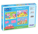 Frank Peppa Pig 3 Puzzles In 1 5Y+ 48Pcs