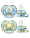 Philips Avent Ultra Air Soother SCF085/58 – 0–6 Months, Pack of 2