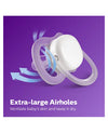 Philips Avent Ultra Air Soother 0–6 Months – Green & Purple | Pack of 2