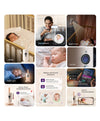 Avent Philips Baby Monitoring Camera, Monitor and Talk to your Baby Soothing Sounds Button and Temperature Sensor - Coral Cream