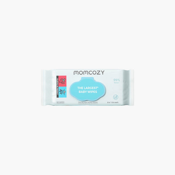 Momcozy 99% Water Baby Wipes - Pack Of 60