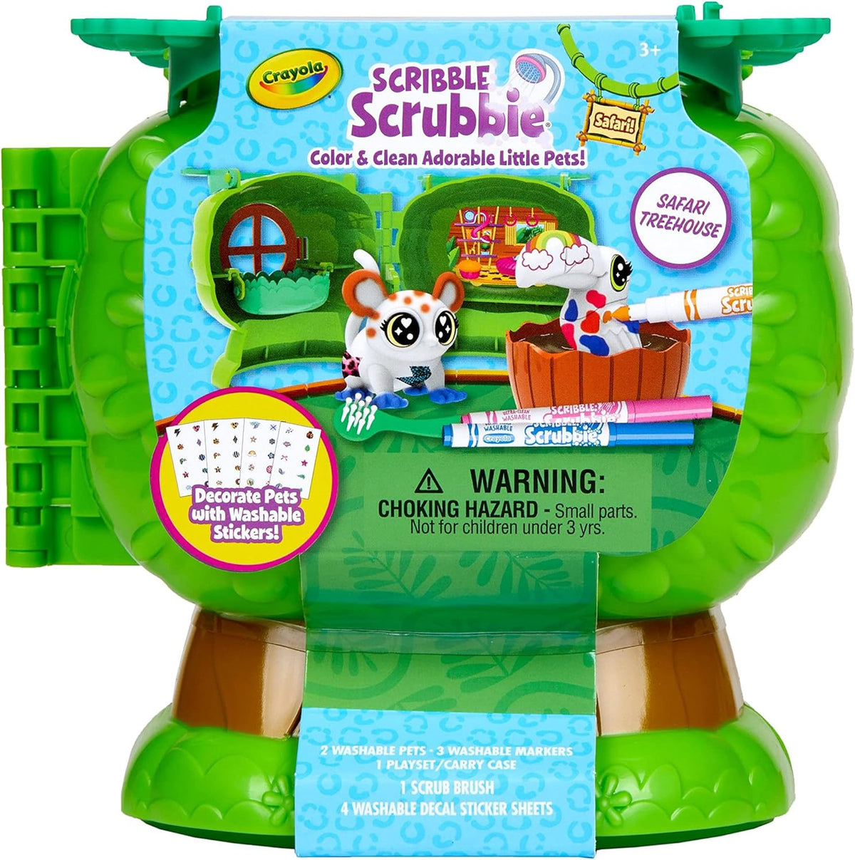 Crayola Scribble Scrubbie Safari Treehouse Playset One Size Multicolour