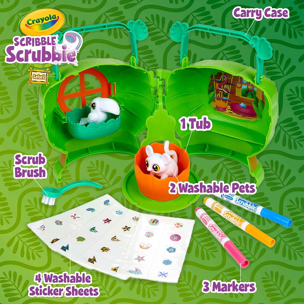 Crayola Scribble Scrubbie Safari Treehouse Playset One Size Multicolour