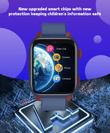 Spiky GNOME 4g Video & Voice Calling Smartwatch with - Blue