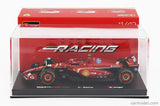 Bburago 1/43 Scale Model Ferrari SF24 16 Compatible with Charles Leclerc 2024 Race Formula