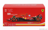 Bburago 1/43 Scale Model Ferrari SF24 16 Compatible with Charles Leclerc 2024 Race Formula