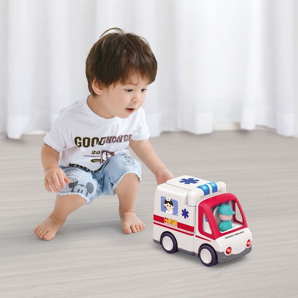 Hola Toy Ambulance with Lights & Sounds 20 x 11 x 15 cm Multicolor