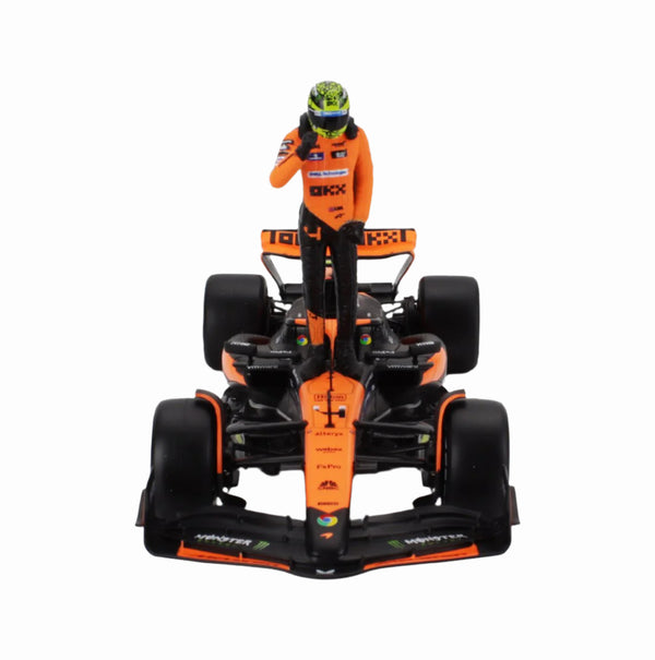 Bburago McLaren MCL38 Miami Grand Prix 2024 1:24 Scale Model car 14+ 18-28040N