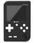 Sameo Handheld Video Game Console Dreamboy Retro Mini Game with 500 Classic Retro Game - Ice Black