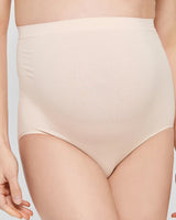 Emma Jane Maternity Seamfree Over The Belly Briefs Size 14/16 Natural