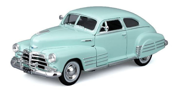 Maisto 1:24 1948 Chevrolet Fleetline Aerosedan Green Licensed Diecast Scale Model Car