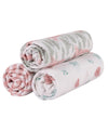 Abracadabra Cotton Muslin Swaddles Set of 3 – Eiffel Tower