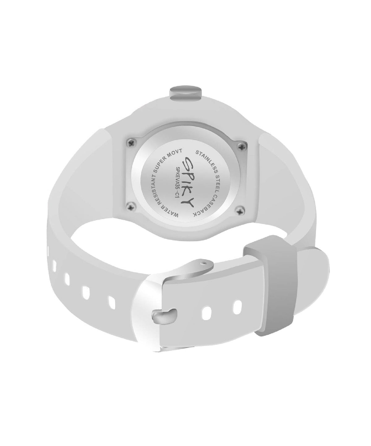 Spiky EVA35 Fun & Cute Design Analog Kids Watch 3–14Y White