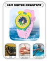 Spiky EVA31 Premium Analog-Digital Kids Watch 3–14Y – Purple