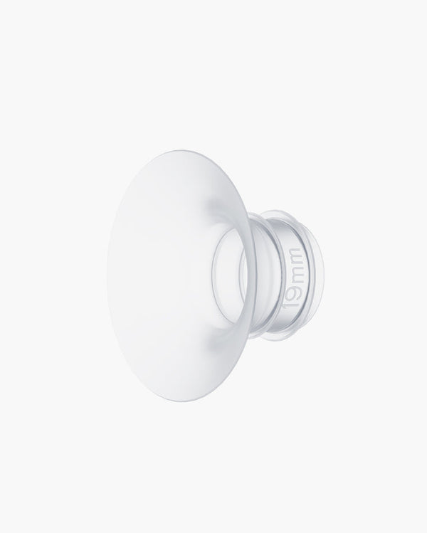 Momcozy Air 1 Ultra-slim Wearable Breast Pump 19mm Insert 4 Pack Clear