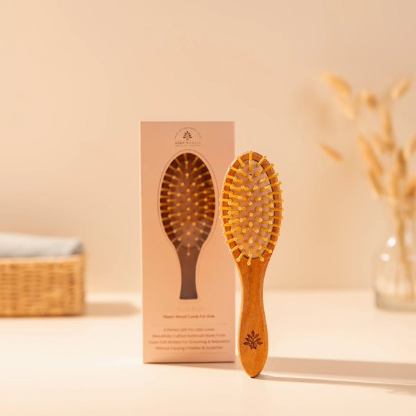 Baby Forest Sunehere Resham Neem Wood Comb for Kids One Size