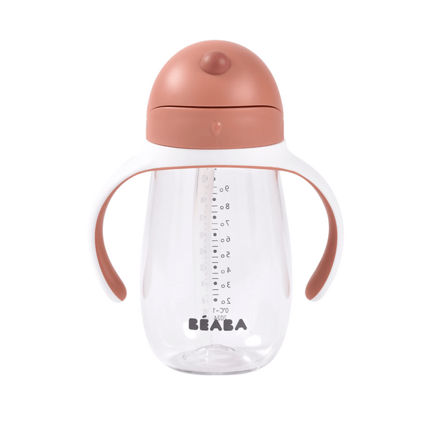 Beaba Straw Sipper 300 Ml - Terracotta