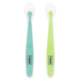 Hopop Spoon Silicon Pack Of 2 - Assorted Colour