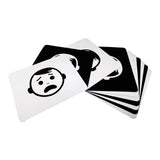 Brainsmith Expressions Newborn Cards | Set of 10 High-Contrast Flashcards