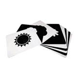 Brainsmith Nature Newborn High Contrast Flash Cards Set of 10 Cards 26 × 22 cm Black & White